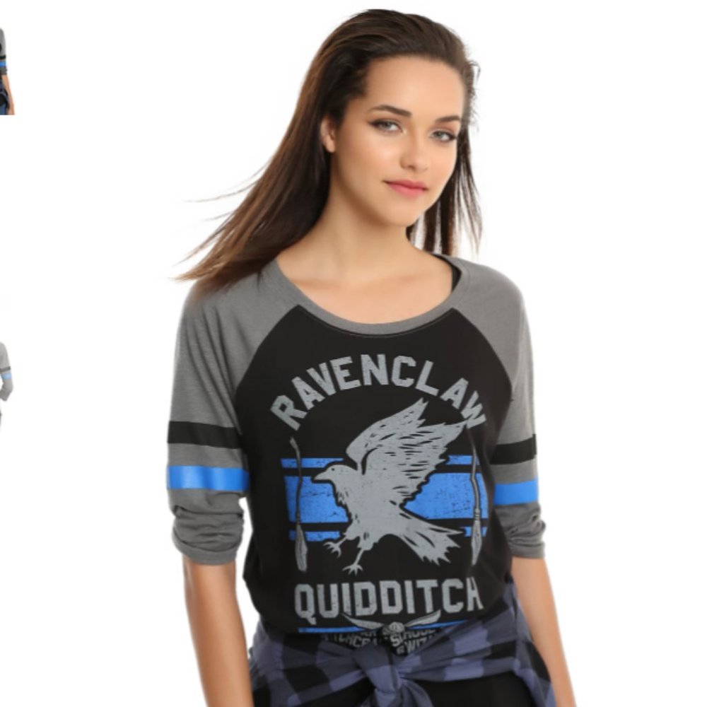 Harry Potter Ravenclaw Quidditch Girls Raglan Hot Topic